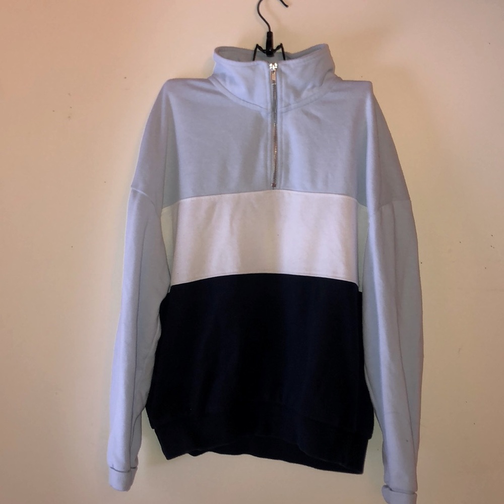 Garage Blue 1/4 Zip
